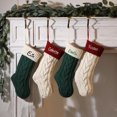 thumbnail image 2 of Bolsa de regalo navideña de punto, medias decorativas, nombre personalizado, colgantes para calcetines navideños, calcetines de regalo para niños de gran capacidad, bolsas de dulces, 2 of 5
