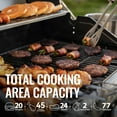 thumbnail image 3 of Royal Gourmet SG5003S 4-Burner Stainless Steel Gas Grill with Side Burner, Cabinet Style Grill with Glass Viewing Window,Silver, 3 of 11