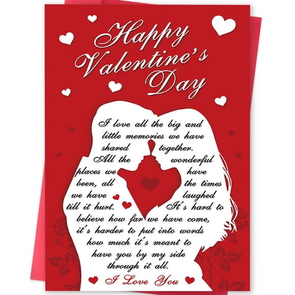 Tarjeta de San Valentín MqmRyeto Romantic for Him Her