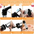thumbnail image 4 of Wekvgz Cookie Press Kit Efficient Cookie Press Decorating Kit Stainless Steel Cookie Press Machine Detachable Cookie Press Maker with 13 Cookie Discs 8 Icing Nozzles for Biscuits Baking, 4 of 11