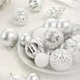 thumbnail image 2 of 65 PCS Christmas Balls Ornaments Set, Shatterproof Plastic Decorative Baubles Includes Stars & Train for Xmas Tree Decor Holiday Party Decoration, 2 of 5