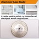 thumbnail image 4 of Hoja de con Rueda de Corte de Diamante Soldada Al Vacío M14, Disco de Doble Cara, Corte de Mármol, Hormigón y Baldosas de Cerámica de 115 mm, 4 of 5