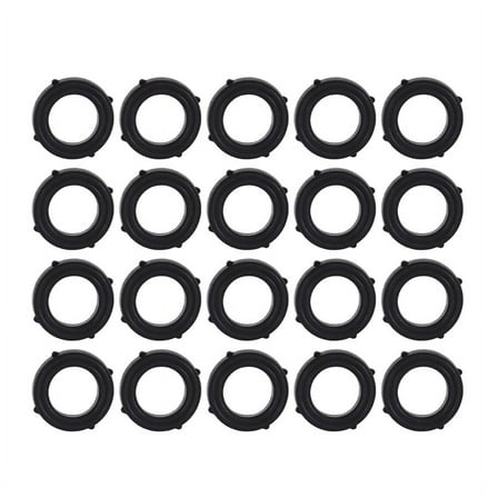 Garden Hose Washers Rubber Seals,Self Locking Tabs Keep Washer Firmly Set Inside Fittings for and Water Faucet(20 Pieces)