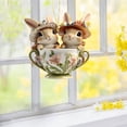thumbnail image 4 of Hometravel Spring Easter Hanging Decorations, 2D Flat Bunny and Egg Ornaments for Home Display, Wall Art, Garden Accent, Holiday Party Favors, Festive Gift Set, 4 of 6
