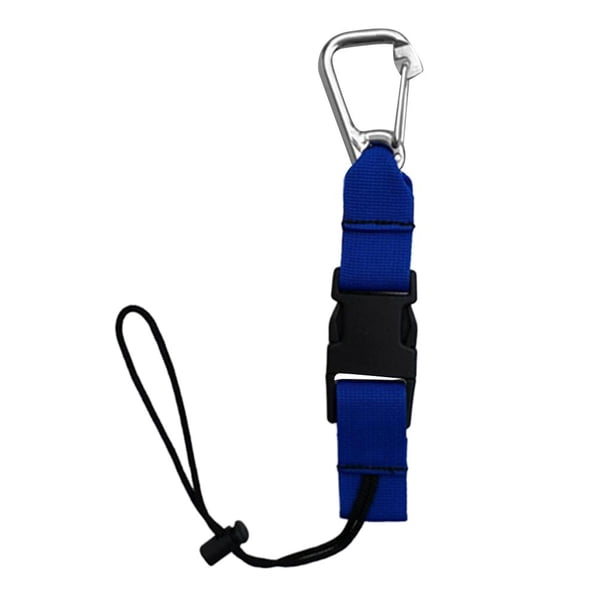 Cordón de buceo Cola con hebillas de liberación rápida para cámara de buceo Azul B