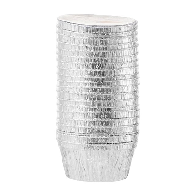 20x tazas de papel de aluminio para pasteles, suministros para hornear, recipientes para magdalenas, caja para magdalenas, para hornear, molde Sunnimix Tazas de pastel