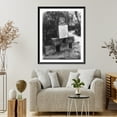thumbnail image 4 of Historic Framed Print, [Monument erected in memory of Tolomato, a Seminole Indian chief, St. Augustine, Fla.], 17-7/8" x 21-7/8", 4 of 9