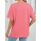 thumbnail image 3 of Camiseta de Manga Corta de Bolsillo de Cuello en V de Color Sólido, con Detalle Del Doblado de la Hendidura para el Uso Diario Y de Ocio, 3 of 8