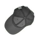 thumbnail image 2 of Wholesale 12-Pack Plain Baseball Cap Adjustable Solid Blank Curved Sun Visor Ball Hat Dark Gray, 2 of 6