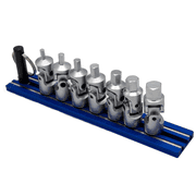 VIM Tools UJM400 Universal Joint Metric Hex Drivers 1/4 Drive Stubby Set