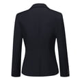 thumbnail image 4 of AZoiNM Women's One Button Blazer Pant Suit Set Slim Fit Business Formal Office Wear, 4 of 9