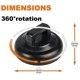 thumbnail image 2 of Magnetic Cable Zip Tie Mounts Clips 10 Piece Multipurpose Zip Ties Mount Base Holder Black Wire Cable Holder Mount, 2 of 5