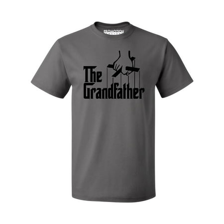 The Grandfather Funny Father's Day Gift Men's T-shirt, Charcoal, (Best Grandfather T Shirt)
