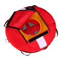thumbnail image 2 of Freediving Buoy Inflatable Float Signal Marker for Spearfishing and Freediving, Scuba Diving Safety Gear - with D , Loop, Over Pressure Red, 2 of 8