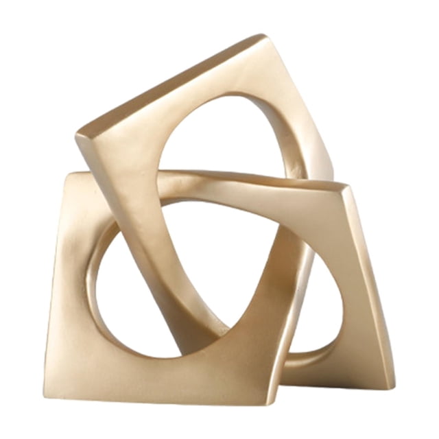 GROWTH TANK Geometric Sculpture Art Crafts Modern Statue for Bedroom Fireplace Bookshelf L