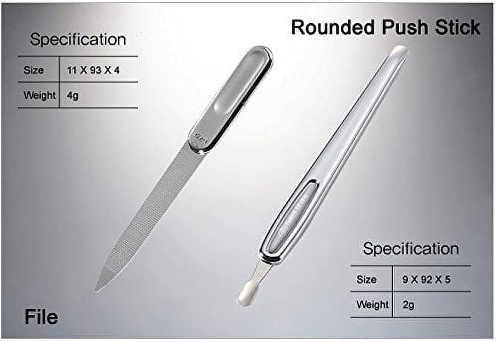 K-Beauty! World No. 1 Three Seven (777) Travel Manicure Pedicure Grooming Kit Nail Clipper Set (11 PCs). MADE IN KOREA, Since 1975.