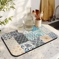 thumbnail image 3 of Experience Superior Drying with 19.5x12in Mexican Coffee Mat Super Absorbent Diatom Mud Dish Pad Coffee Mat Perfect Kitchen Gadget for Every Modern Counter, 3 of 7