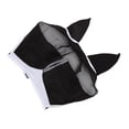 thumbnail image 2 of Couverture de Visage de Cheval, Protection d'Oreilles de Visage de Mouche de Cheval Polyester Protection Détachable d'Uv pour les S Noirs Extérieurs, 2 of 8