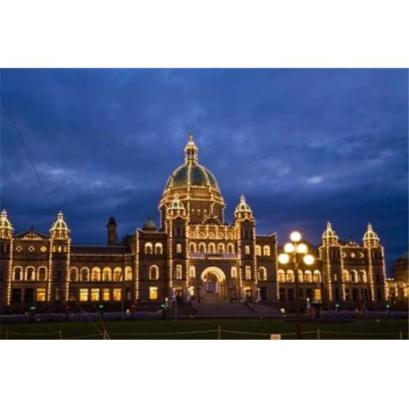 Posterazzi PDDCN02SWS0090 British Columbia Victoria Parliament Building Poster Print by Stuart Westmorland - 26 x 18 in.