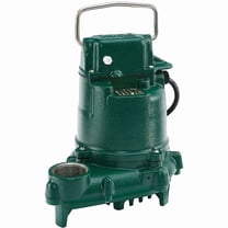 Zoeller EffluentPump,15ft,4.8/9.7A,0.5hp,115VAC 53-0029