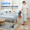 thumbnail image 2 of YOMA Cordless Vacuum Cleaner, 6 in 1 Lightweight Handheld&Stick Vacuum for Home Hard Floor Carpet Pet Hair, 2 of 10