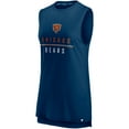thumbnail image 2 of Women's Fanatics Navy Chicago Bears True Contender Tank Top, 2 of 3