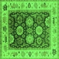 thumbnail image 1 of Ahgly Company Indoor Square Oriental Green Traditional Area Rugs, 5' Square, 1 of 4