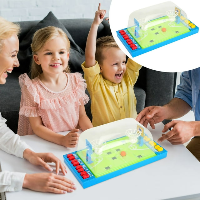 IMENGL Table Basketball Games For Kids Interactive Sports Toys Reaction And Attention Games For 5+ Years Family Fun No Battery Required Indoor Basketball Set Activities for Toddlers 1-3,Toddler Magn