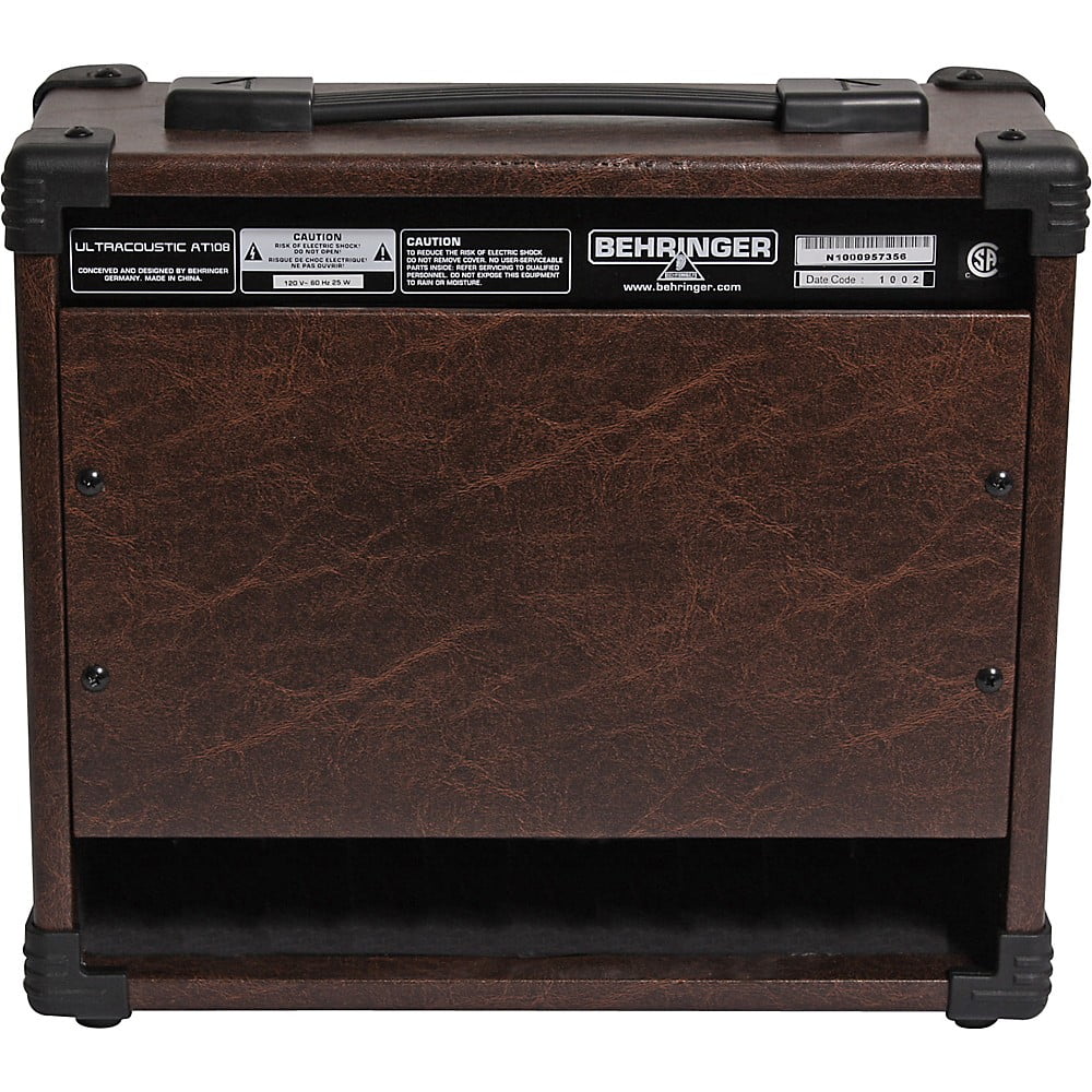 Behringer Ultracoustic AT108 Acoustic Combo Amp Level 1 - Walmart.com