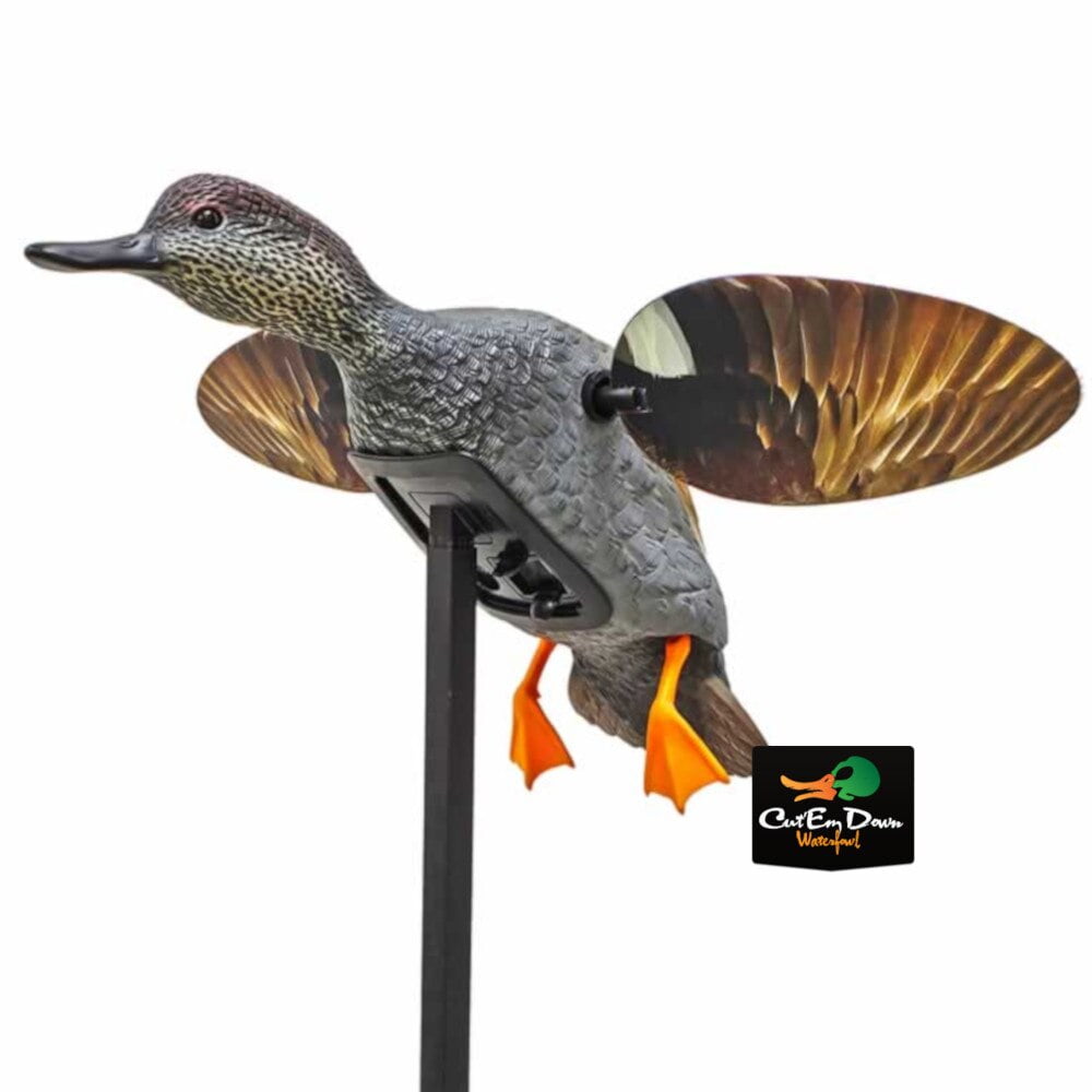 MOJO Teal Wood Duck Woody Spinning Replacement Wing Decoy New