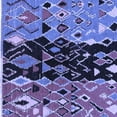 thumbnail image 1 of Ahgly Company Indoor Square Oriental Blue Modern Area Rugs, 3' Square, 1 of 4