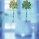 thumbnail image 4 of Paquete de 2 pinturas de diamantes, adorno de ventana artesanal, candelabro de cristal, colgante de carillón de viento para el jardín del hogar, 4 of 5