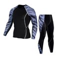 thumbnail image 1 of Minnieouse Ropa de hombre, camiseta de compresión plegable transpirable, mallas, Top de manga larga, chándal ligero, ropa de Fitness de cuello conjuntos de ropa tipo 8 Minnieouse AP013620-08, 1 of 6