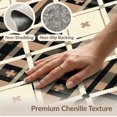 thumbnail image 6 of ODIKA Farmhouse Distressed Geometric Boho Cross Hatch Desk Dining Under Pet Friendly & Kids Safe for Bedroom, Bedside, Nursery, 6 of 7