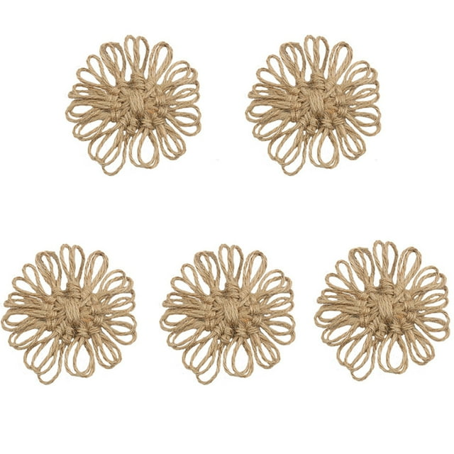 VERDANVERSE 5Ud Flores Artificiales De Lino Para De Bodas Y Eventos Hechas