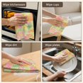 thumbnail image 6 of 2 Pcs Pioneer Flower Floral Print Pattern Kitchen Towels, Funny Microfiber Dish Towel Set, 18" X 26" Tea Towels, 6 of 6