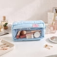 thumbnail image 5 of Aaihamo 2Pcs Cute Pencil Case, Stylish Polka Dots Embroidery Pencil Bag, Double Layer Large Capacity Portable Stationery Pouch for Teens Adults Office Desktop Decor, 5 of 9