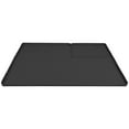 thumbnail image 3 of Dongyi 26x18 Inch Silicone Washer Dryer Top Cover - Non-Slip Waterproof Protector Mat with Lint Trap Hole, Fits Most Top-Load Machines (Black), 3 of 12