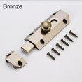 thumbnail image 1 of Door Protection Heavy Duty Latch Slide Door Security Black Heavy Duty Design Multi-layer Polished Finish Resistant To Rust, 1 of 7
