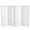 White, variant on 4 ft. Tall Japanese Design Double Cross Lattice Screen - White - 3 Panels