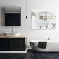 thumbnail image 3 of Stupell Cheetah Duo Bathtub Bathroom Scene Animals & Insects Painting Gallery Wrapped Canvas Print Wall Art, 3 of 5