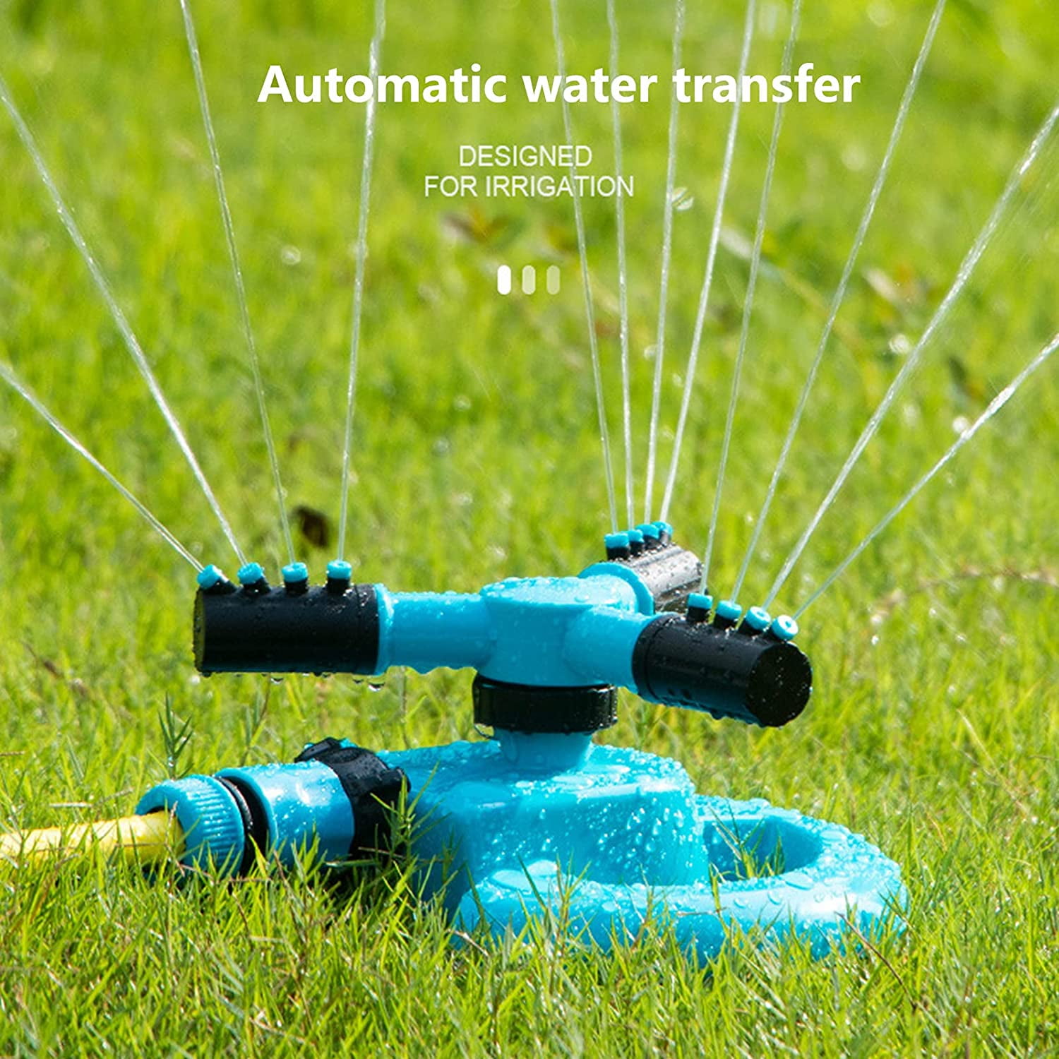 Automatic Garden Water Sprinklers 360 Degree Lawn Sprinkler Auto
