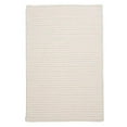 thumbnail image 1 of Colonial Mills Rug H141R024X120S Simply Home Solid - White 2 ft. x 10 ft. Braided Rug, 1 of 1