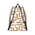 thumbnail image 3 of Daiia Dachshund Dog Vintage Canvas Backpack for Men and Women ,Hiking Backpack,Travel Laptop Bag for School,Large Capacity Backpack, 3 of 8