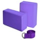 thumbnail image 1 of Bloque de yoga 2pcs bloques de yoga EVA 1pcs algodón correa de yoga bloques de estabilidad Conjunto TOMSHOO Bloque de yoga, 1 of 7