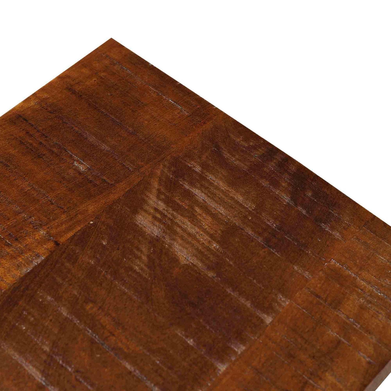 Rustic Modern Solid Wood Console Table in Walnut