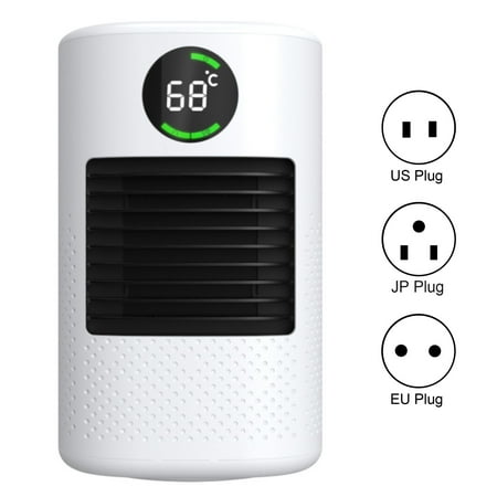 

MWstore Space Heater Portable 3 Thermostat Modes Flame-Retardant 700W Oscillating Ceramic Electric Heater Fan for Home Office Room