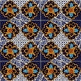 thumbnail image 2 of 6x6 Cajeme Talavera Mexican Tile, Set of 4 pcs, 2 of 2