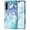 Blue, variant on CASEFIV for Samsung Galaxy A17 5G Case,Marble Three Layer Heavy Duty Shockproof Protection Hard Plastic Bumper +Soft Silicone Rubber Protective Case,Rose Gold