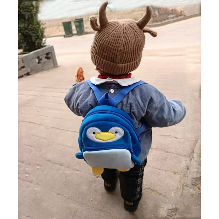 YHDSN Adorable Duck Toddler Backpack Baby Plush Bag for Cartoon Animal  Small Preschool Travel Picnic Little Girls Boys 1-3 Years (Duck)